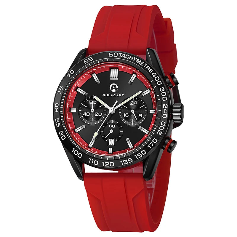 Watch for Men Quartz Wristwatches Casual ENDURANCE Watch Luxury Men Watch Waterproof Luminous Chronograph Watches reloj hombre AOCAS WATCH