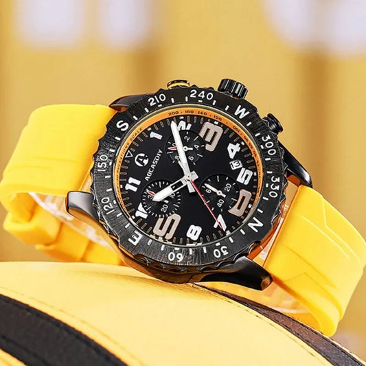 Watch for Men Quartz Wristwatches Casual ENDURANCE Watch Luxury Men Watch Waterproof Luminous Chronograph Watches reloj hombre AOCAS WATCH