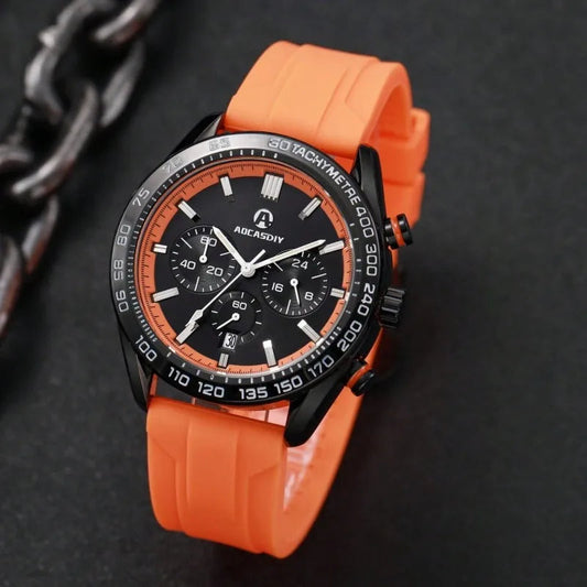 Watch for Men Endurance Quartz Wristwatches Casual Fashion Professional Watches Men Multifunctional Chronograph Sport Watch AOCAS WATCH
