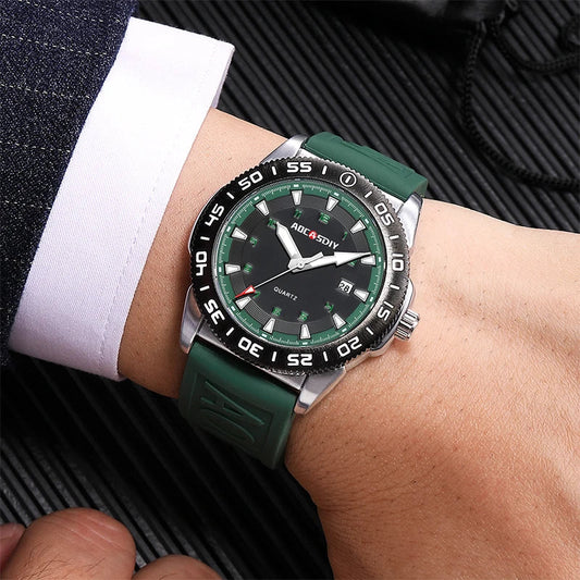 Waterproof Watches for Men Sport Design Endurance Watch Quartz Watch Profession Wristwatch Chronograph High Quality Men Clock AOCAS WATCH